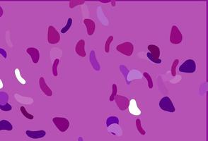 pano de fundo vector roxo claro com formas abstratas.