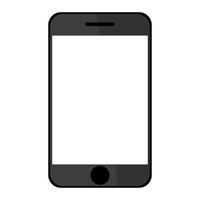 ícone de modelo de telefone isolado no fundo branco. vetor