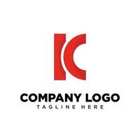 letra de design de logotipo k adequada para empresa, comunidade, logotipos pessoais, logotipos de marca vetor