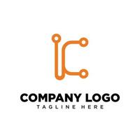 letra de design de logotipo k adequada para empresa, comunidade, logotipos pessoais, logotipos de marca vetor