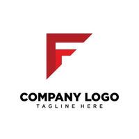 letra de design de logotipo f adequada para empresa, comunidade, logotipos pessoais, logotipos de marca vetor