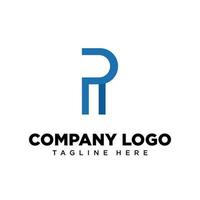 letra de design de logotipo r adequada para empresa, comunidade, logotipos pessoais, logotipos de marca vetor