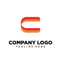 letra de design de logotipo c, adequado para empresa, comunidade, logotipos pessoais, logotipos de marca vetor