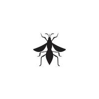 ícone de vetor de mosquito, design de ilustração