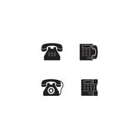 ícone de telefone de toque de vetor simples design plano abstrato. símbolo de telefone isolado em um fundo branco