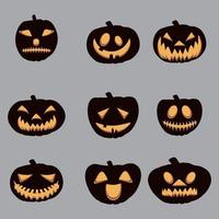 ilustração vetorial de personagem de abóbora de halloween vetor