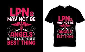 design de camiseta de enfermeira prática licenciada, slogan de camiseta lpn e design de vestuário, tipografia lpn, vetor lpn, ilustração lpn