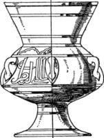 lâmpada árabe, ilustração vintage. vetor