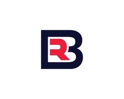 modelo de vetor de design de logotipo br rb