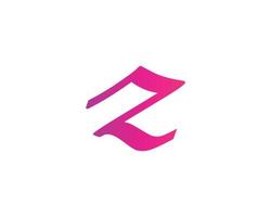 modelo de vetor de design de logotipo z