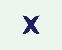 x modelo de vetor de design de logotipo