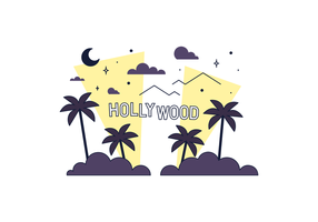 Free Vector luzes de Hollywood