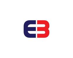 eb ser modelo de vetor de design de logotipo