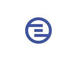 modelo de vetor de design de logotipo eo oe