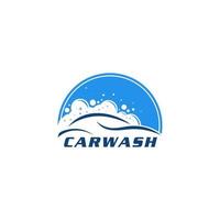 design de logotipo de lavagem de carros automotivos vetor