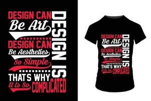 design de camiseta simpole vetor