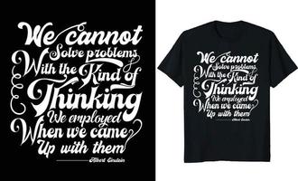 design de camisetas de citações motivacionais vetor