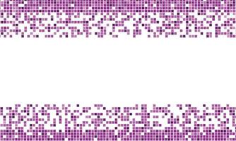 fundo branco com mosaico de padrão quadrado roxo. vetor