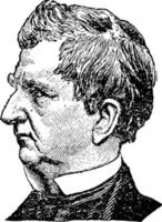 William Seward, ilustração vintage vetor