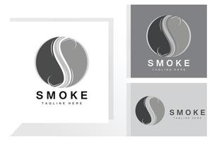 vapor vapor logotipo vetor aroma de evaporação quente. ilustração de linha de cheiro, ícone de vapor para cozinhar, trem a vapor, assar, fumar