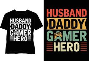 design de camiseta de videogame vetor