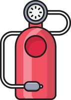 ilustração vetorial de cilindro de gás em ícones de símbolos.vector de qualidade background.premium para conceito e design gráfico. vetor