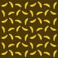 papel de parede de banana, ilustração, vetor em fundo branco.