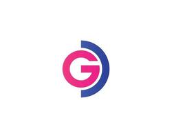 modelo de vetor de design de logotipo gd dg