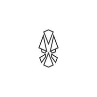 imagem vetorial de ícone de logotipo espartano vetor
