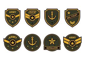 Free Vector emblema do exército