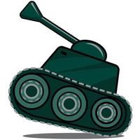 ilustração de tanque de guerra vetor