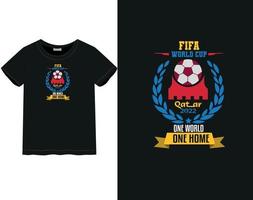 camiseta da copa do mundo da fifa vetor