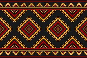 arte de padrão tribal de tapete. padrão geométrico étnico sem costura tradicional. impressão de ornamento étnico asteca. estilo mexicano. vetor