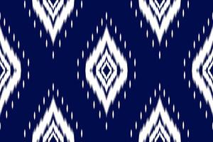 sem costura padrão geométrico étnico ikat em tribal. tecido étnico ikat arte padrão. estilo mexicano. vetor