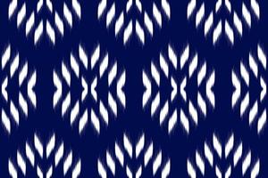 padrão sem emenda de ikat étnico em tribal. impressão de ornamento étnico geométrico asteca. estilo padrão ikat. vetor