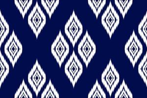 padrão sem emenda de ikat étnico em tribal. impressão de ornamento étnico geométrico asteca. estilo padrão ikat. vetor