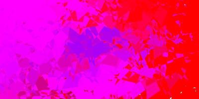 padrão de vetor rosa claro, vermelho com formas abstratas.