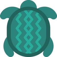 tartaruga de mar azul claro, ilustração, vetor, sobre um fundo branco. vetor