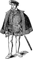 Henry II, ilustração vintage vetor