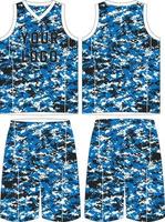 modelo de design de uniforme de basquete. fundo abstrato para uniforme de basquete sublimação de basquete bicicleta e-sport basquete futebol tecido padrão esporte fundo vetor