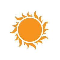 ilustrações de logotipo de ícone de vetor de sol amarelo sunburst