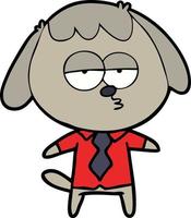 personagem de cachorro vetor em estilo cartoon