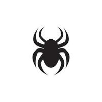 design de vetor de logotipo de ícone de aranha