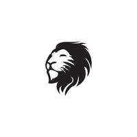design de vetor de logotipo de ícone de cabeça de leão