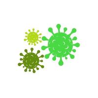 ícone de ilustração vetorial de vírus corona vetor