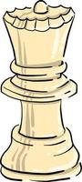 peça de xadrez, ilustração, vetor em fundo branco