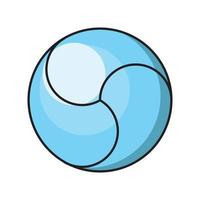 ilustração vetorial de voleibol em ícones de símbolos.vector de qualidade background.premium para conceito e design gráfico. vetor