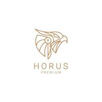 modelo de ícone de design de logotipo horus vetor