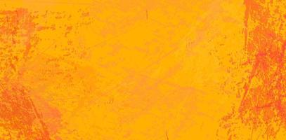 fundo de cor laranja textura abstrata grunge vetor