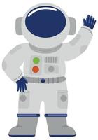 personagem de astronauta espacial vetor